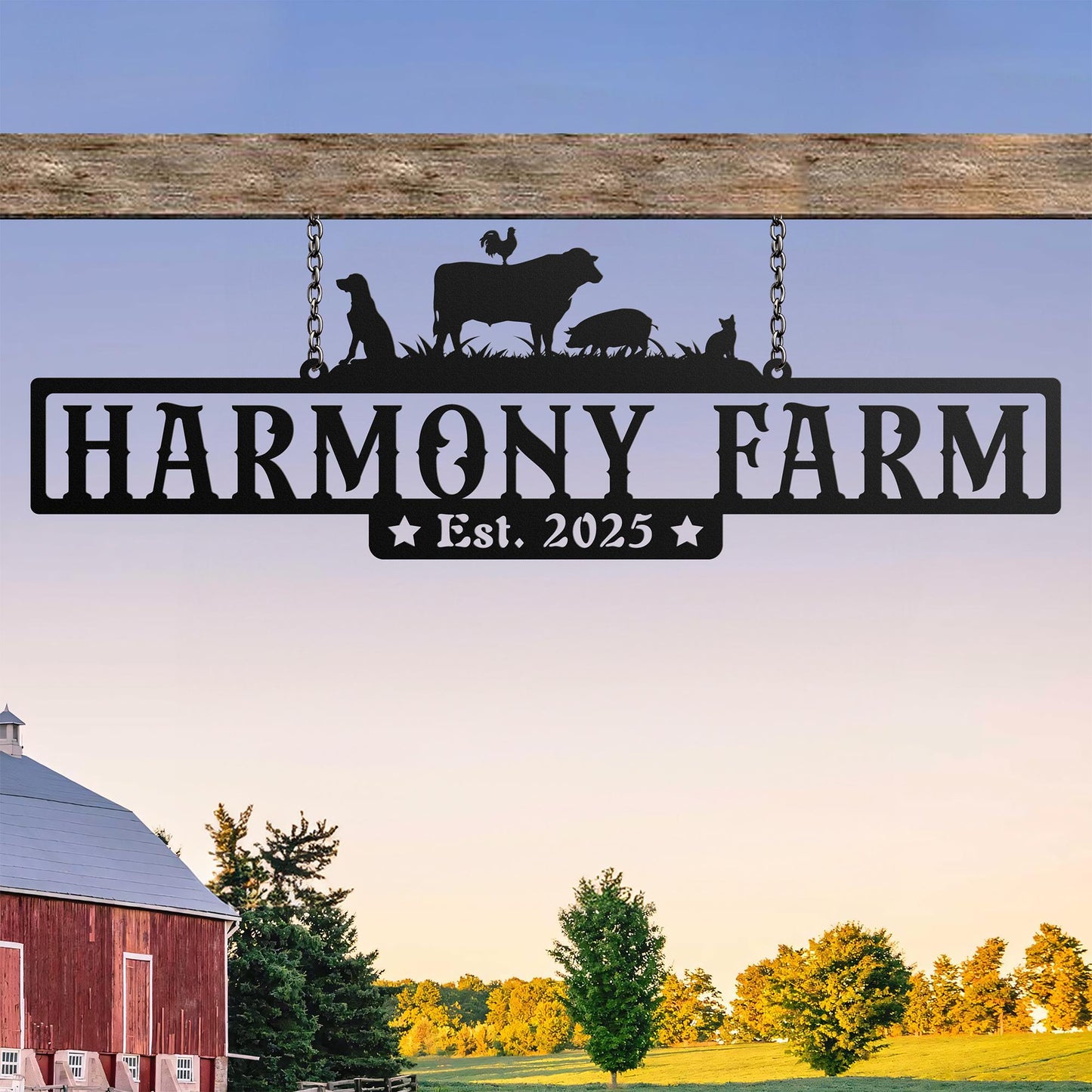 Custom Metal farm sign, Custom metal farm sign, Huge metal farm sign, Personalized farm sign, Custom Metal Ranch Name Sign, Gift For Farmer