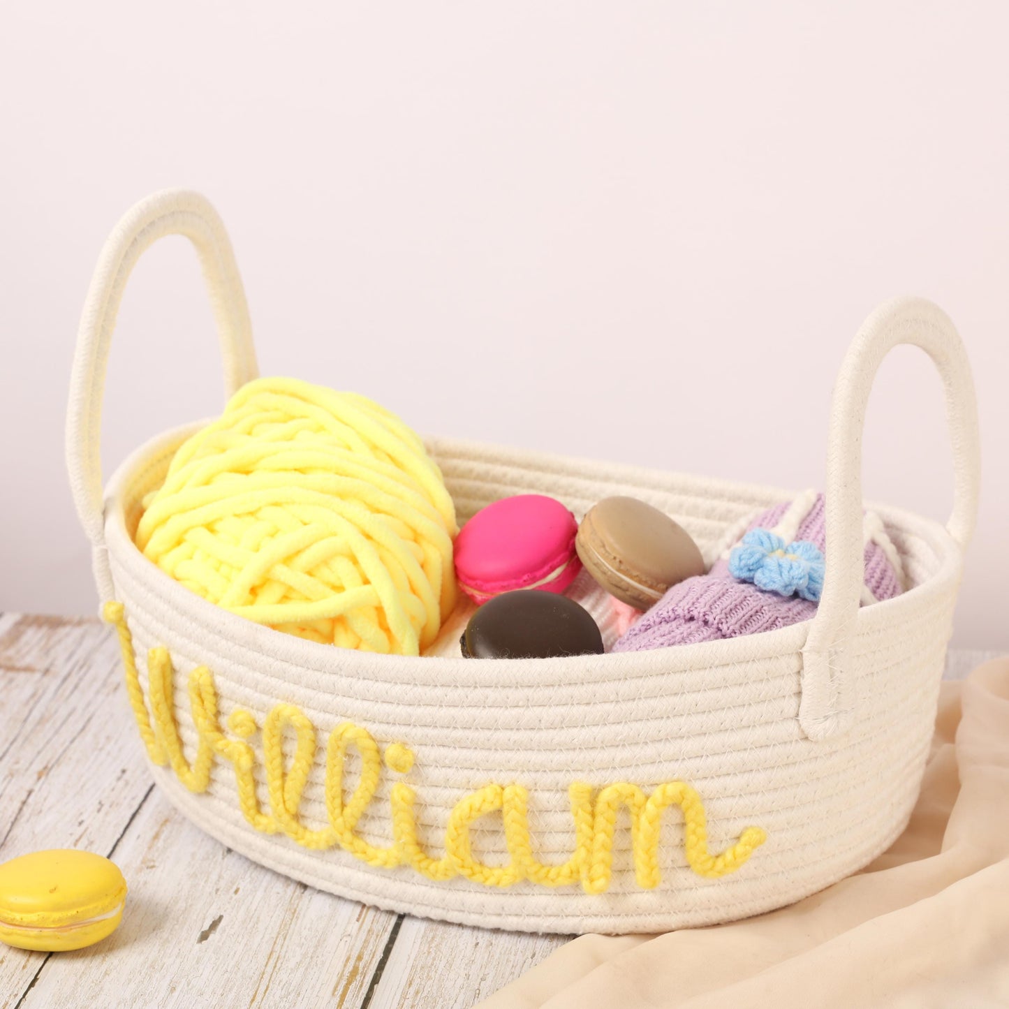 Personalized Baby Basket, Baby Shower Gift