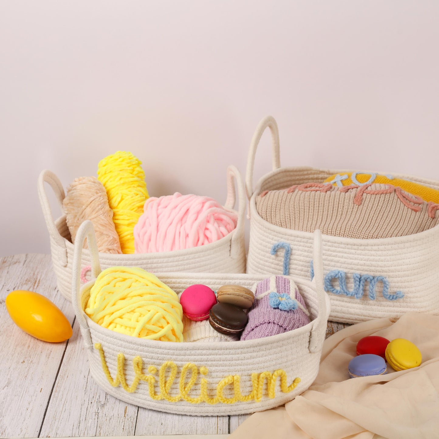 Personalized Baby Basket, Baby Shower Gift