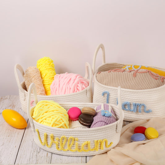 Personalized Baby Basket, Baby Shower Gift