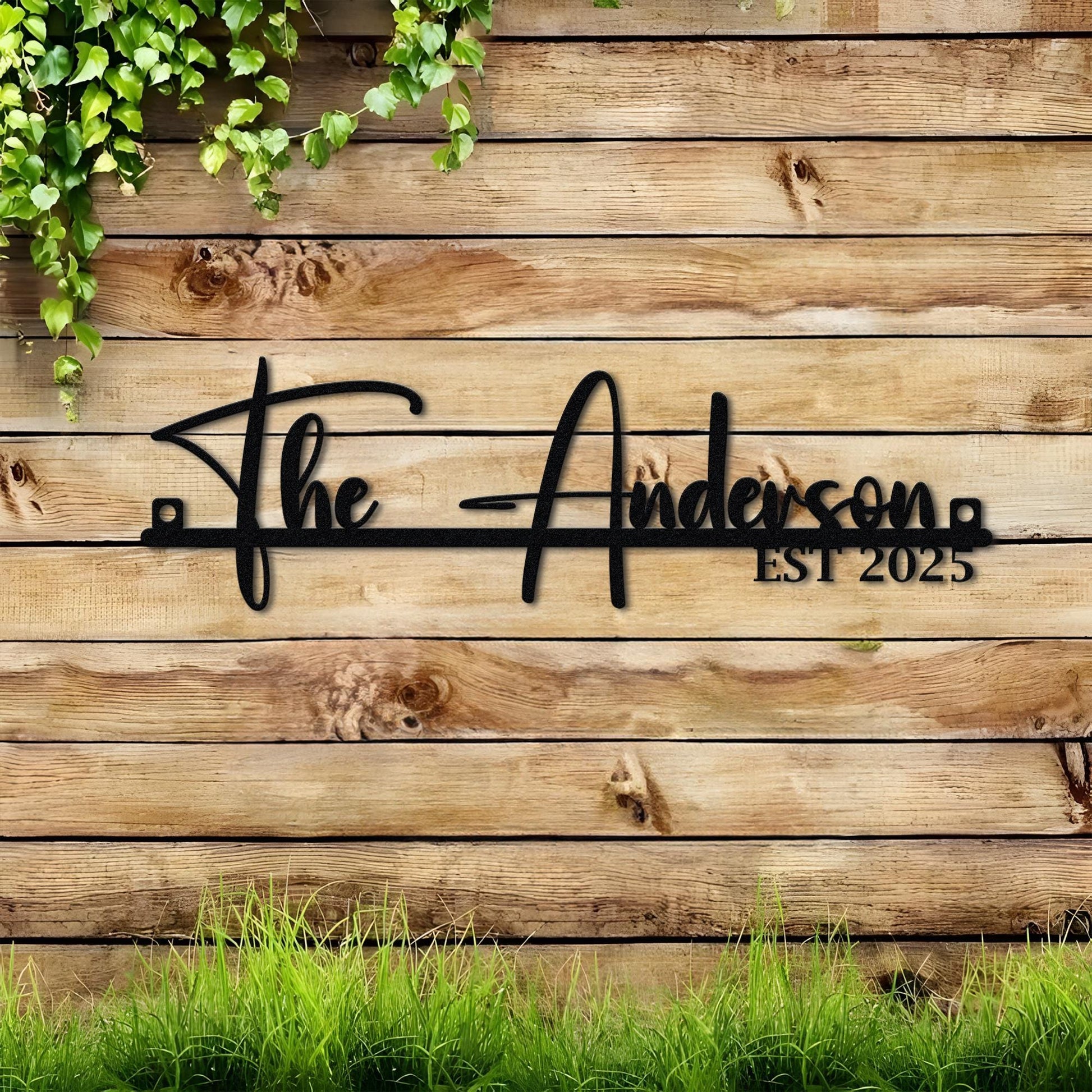 Custom Metal Sign, Name Metal Sign, Family Name Sign, Metal Custom Wall Sign, Custom Wall Decor, Personalized Metal Wall Art Sign