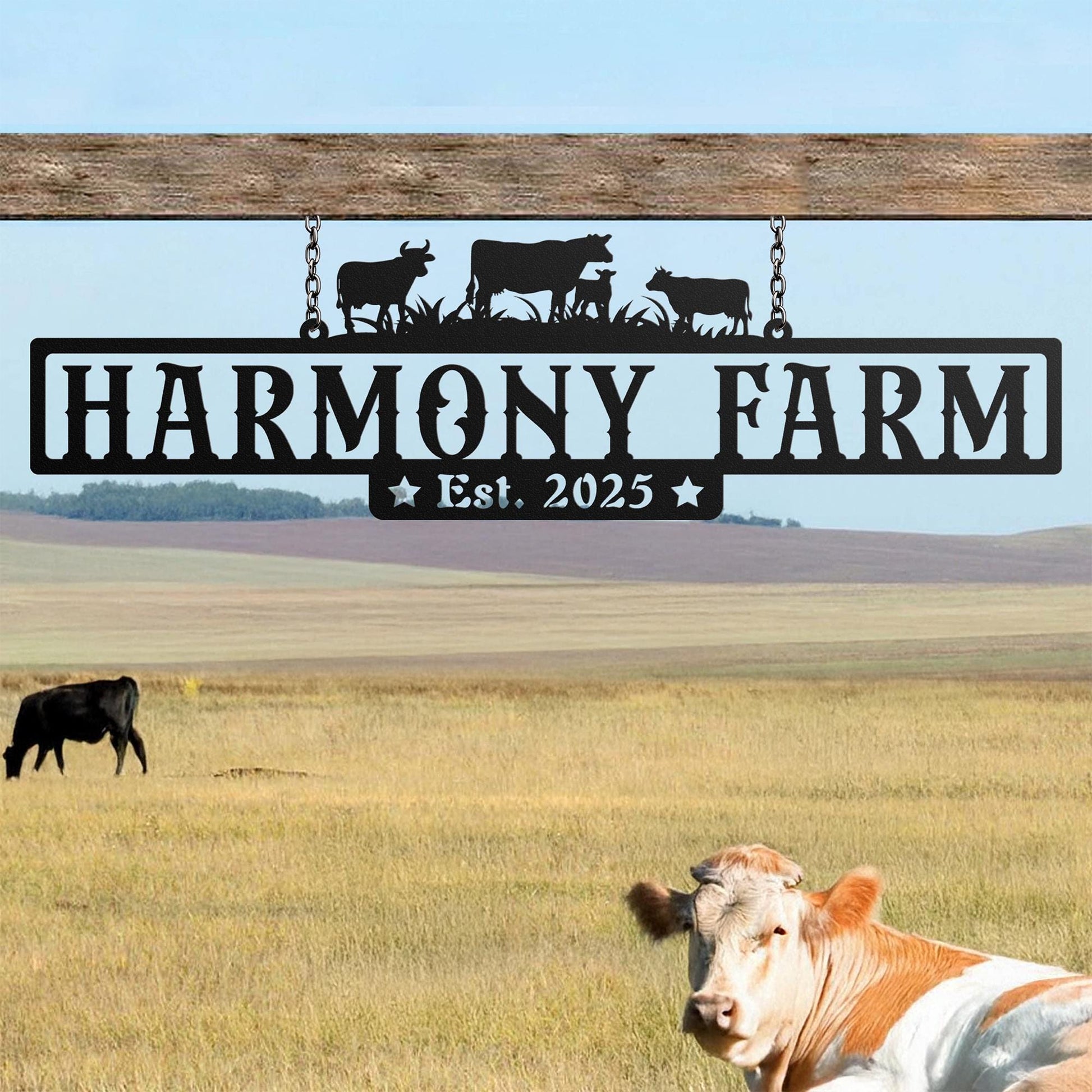 Custom Metal farm sign, Custom metal farm sign, Huge metal farm sign, Personalized farm sign, Custom Metal Ranch Name Sign, Gift For Farmer