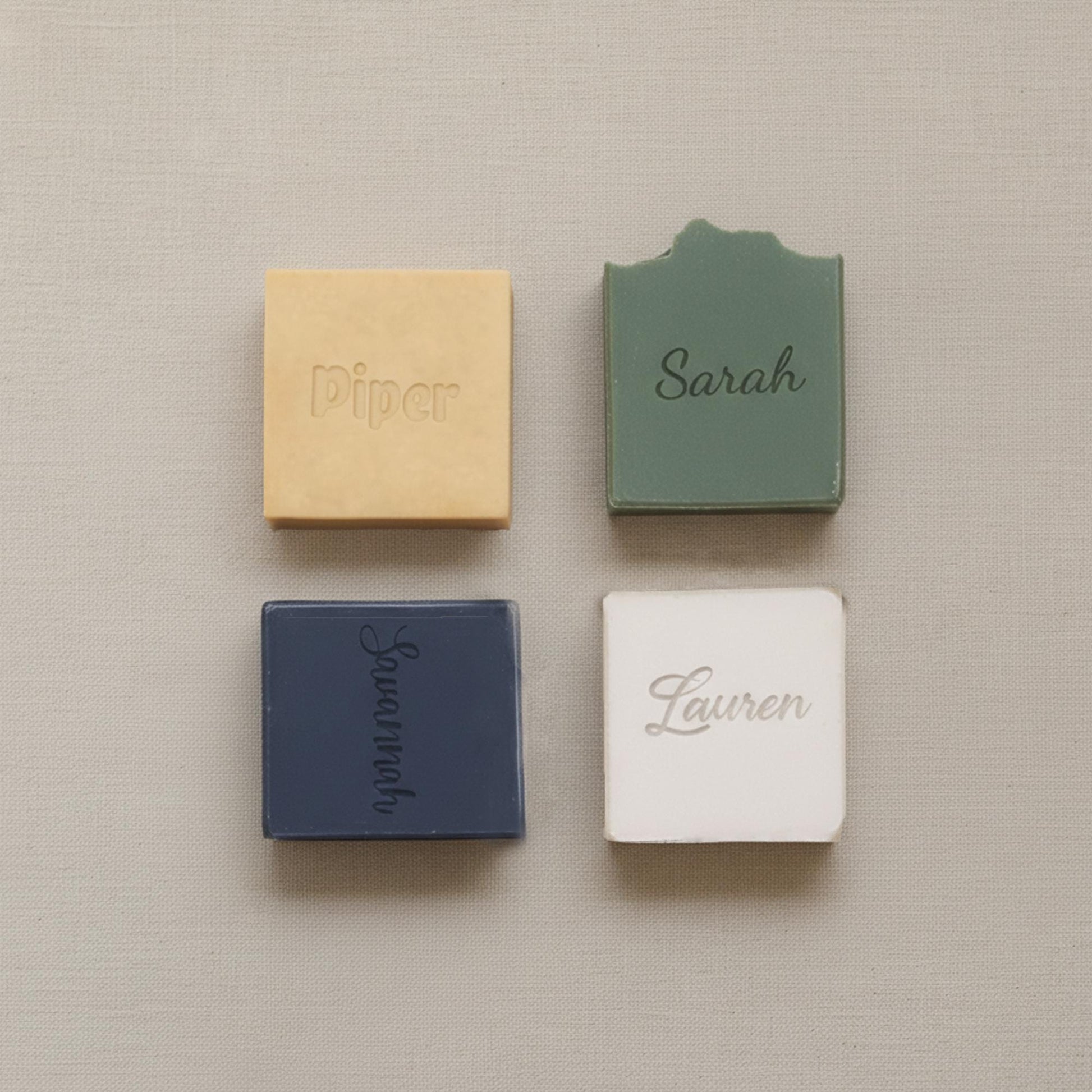 Wedding Bridesmaid Personalized Soap | Handmade Bridesmaid Proposal Gift | Bridal Party Favor | Elegant Shower Favor